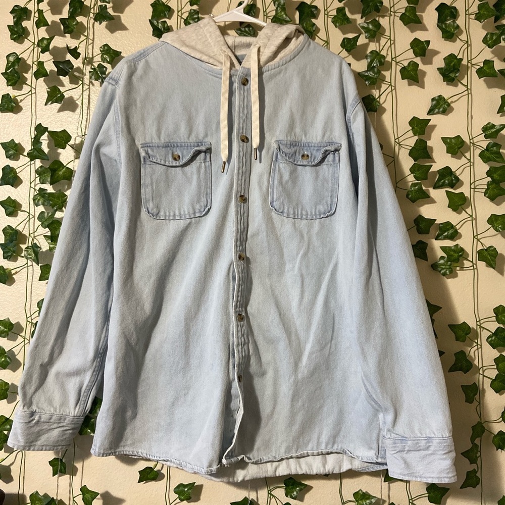 Men’s Denim Button-Up